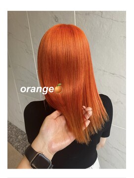 ボアップ 松山店(boappu) 韓国 オレンジ イルミナカラー ケアブリーチ