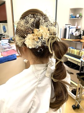 おしゃれ泥棒 亀山店 【着付も是非お電話を♪】成人式ヘアセット