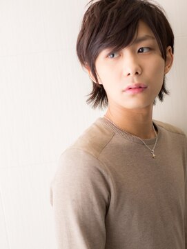 メンズヘア ビーセカンド 草加店(MENS HAIR B-2) 抜け感‥マットブラウンウルフショートO