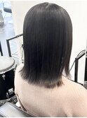 #黒髪#小顔#クラゲヘアー#オリーブグレー#ココアベージュ#美髪