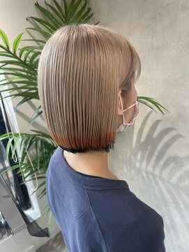 ミューバイケンジ(miu by KENJE) miu&伊藤夏海 毛先デザイン◎フォックスカラー