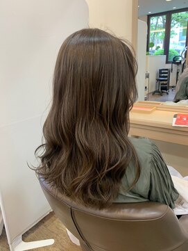 ベルプロッドバイアルター 千葉(bel. prod by aL-ter) 【bel.高野】グレージュカラー/シルキーベージュ/斜めバング