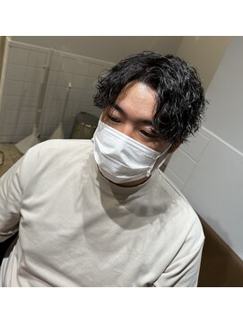 ジェットブラックキューサンロク(JET BLACK 936) 波巻きセンターパート