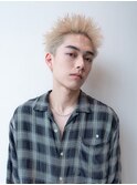 20代30代大人かわいい斜めバングデザインカラーシルキーベージュ