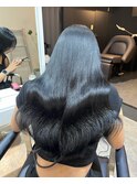 【Blend渋谷】大人気透明感ブルーブラックカラー　髪質改善
