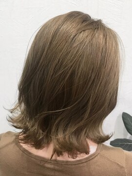 ハクバイジェービー 稲毛(hak by jb) 前髪/マチルダボブ/ピンクベージュ/インナーグレージュ[稲毛駅]