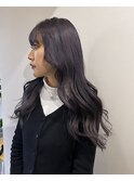 《緑橋/城東区/女性サロン》ブリーチありラベンダーグレージュ
