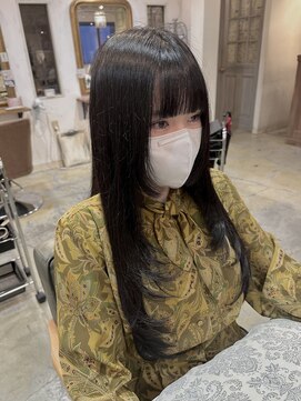 サンバイセライロ 千葉(SAN. by celilo) レイヤー/ロングレイヤー/似合わせカット/姫カット【momoka】