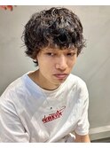men's カットパーマ