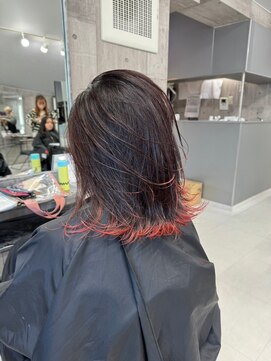 ワンズ リー 上大岡店(One's ly) レイヤーカット/ウェットヘア/オリーブベージュ[上大岡]