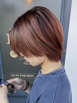エクファフォーメン(EX-FA FOR MEN)&nbsp;カルマパーマ/ベリーショート/ダークアッシュ/ニュアンスパーマ