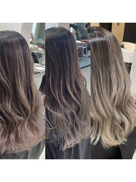 アライブ ハラジュク(ALIVE harajuku) 今流行りの海外風バレイヤージュ