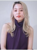 ロングハイトーンの大人レイヤースタイル★