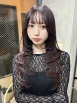 エイム(AiM)&nbsp;レイヤーカット/ハイレイヤー/ボルドカラー/透明感カラー