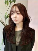【kumu】韓国風/レイヤーカット/透明感/ロング/艶感/グレージュ