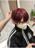 赤/黒/デザインカラー梅田
