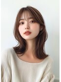 【ロングヘア　前髪あり　韓国ヘア#13】#渋谷駅#韓国#髪質改善