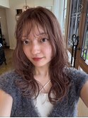 透け感レイヤーラベンダー