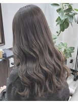 ベルヘアーデザイン 堺東(Belle hair Design)&nbsp;グレージュアディクシーカラーレイヤーカットオリーブ堺東韓国風