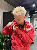 スパイキーショート ホワイトブロンド