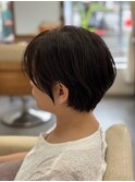 ショート　ハンサムショート　丸みショート