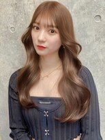 ユアーズヘア 日吉店(youres hair)&nbsp;韓国レイヤー　くびれレイヤー　韓国前髪　小顔　ベージュカラー
