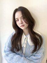 ネオリーブウリ 二子玉川店(Neolive uri) ミディアムヘア暗めカラーデザインカラーフェイスフレーミング