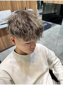 外国人風メッシュ×ツイストパーマ