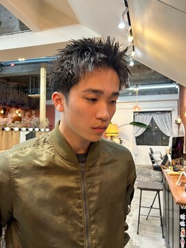 エディ(Edy) スパイキーショートメンズ刈り上げボックスショート眉毛カット