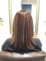 ヘアー グリーン(hair green)&nbsp;40代50代60代/白髪ぼかしハイライト/ミディアムハイライト
