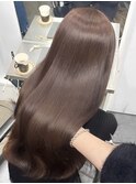 ハイトーンカラー/バーガンディ/レイヤー/髪質改善/縮毛矯正新宿