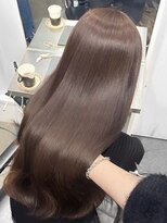 エンネ 新宿(enne) ハイトーンカラー/バーガンディ/レイヤー/髪質改善/縮毛矯正新宿