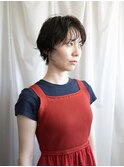 ショートヘア　ショートパーマ　大人ショート　30代