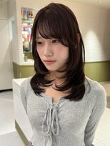 エミィ(emme) ショコララベンダー×ミディアムレイヤー【立川】