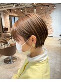 似合わせカットショートボブ×ベージュカラー2.19