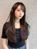 ロンドシトリン 四条烏丸(Lond citrine) 【五島巨幹】ワンホンレイヤー/グレージュ/ストレート/前髪