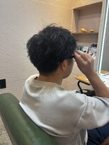 スーリール 福岡別府店(Sourire)&nbsp;メンズ ツイスパ ニュアンスパーマ メンズカット