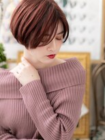 カバーヘア ブリス 戸田公園西口店(COVER HAIR bliss)&nbsp;個性的外国人風カラー…小顔前下がりボブa戸田公園20代30代40代