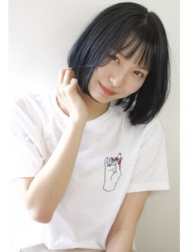 テーラ(tela) 【tela】ネイビーブルージュ・フラットボブ【溝の口】