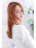 ミック 日暮里店(miq)&nbsp;ピンクグレージュが個性的★大人かわいいグラマラスレイヤーb