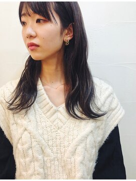 モロコ 神保町 小川町店(moloco) ラベンダーアッシュのぱつっとlongマロンベージュ[神保町]3