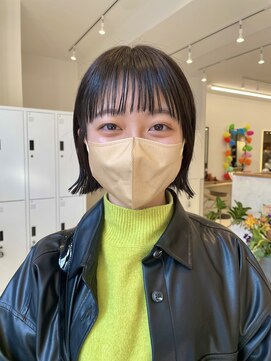 サンド 大阪梅田(sand) @eri_sand_[大阪梅田駅/マッシュ/くびれヘア/メルティカラー]