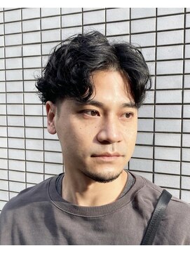 ロジエ(ROSIER) 大人すっきりセンターパートパーマ