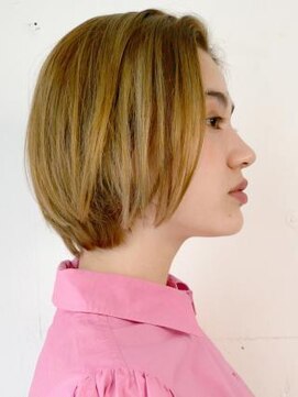 アース 三軒茶屋店(HAIR&MAKE EARTH) 三軒茶屋_レディース_ミディアム_ハイトーン_ブリーチ_ブラウン