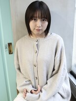 バース(BIRTH)&nbsp;天神【BIRTH】ぱっつんボブ×モノトーングレージュ　6