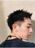刈り上げ束感ショート