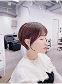 【sii.北千住】丸みショート シースルーバング ショートボブ