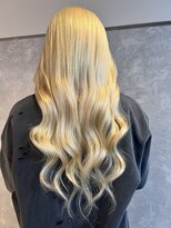ガルボヘアー 名古屋栄店(garbo hair)&nbsp;#プルエクステ#ハイトーン#ブロンド#10代#20代#名古屋