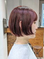 ゴーズゴードットビー 吉祥寺(go s go .b)&nbsp;【gosgo近藤】ピンクベージュ/サイドバング/伸ばしかけボブ