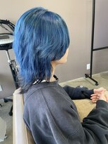 ブローチェ マカナ(BROCHE makana)&nbsp;【ブリーチ】ブルー×ウルフレイヤー